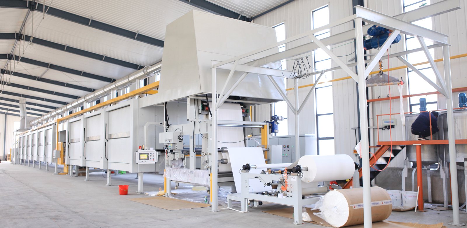 NTC paper impregnation line home page video